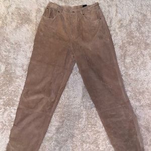 Ralph Lauren Suede 100% Leather Pants